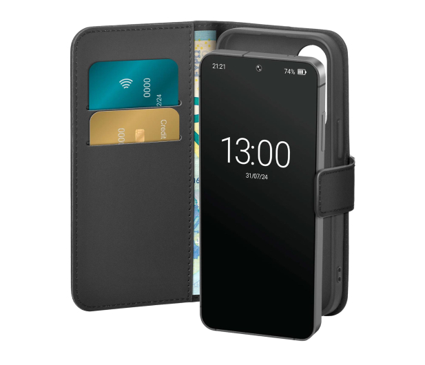 Puro Booklet Case z klapką i portfelem do Samsung Galaxy S25+ - c - 1346143 - zdjęcie